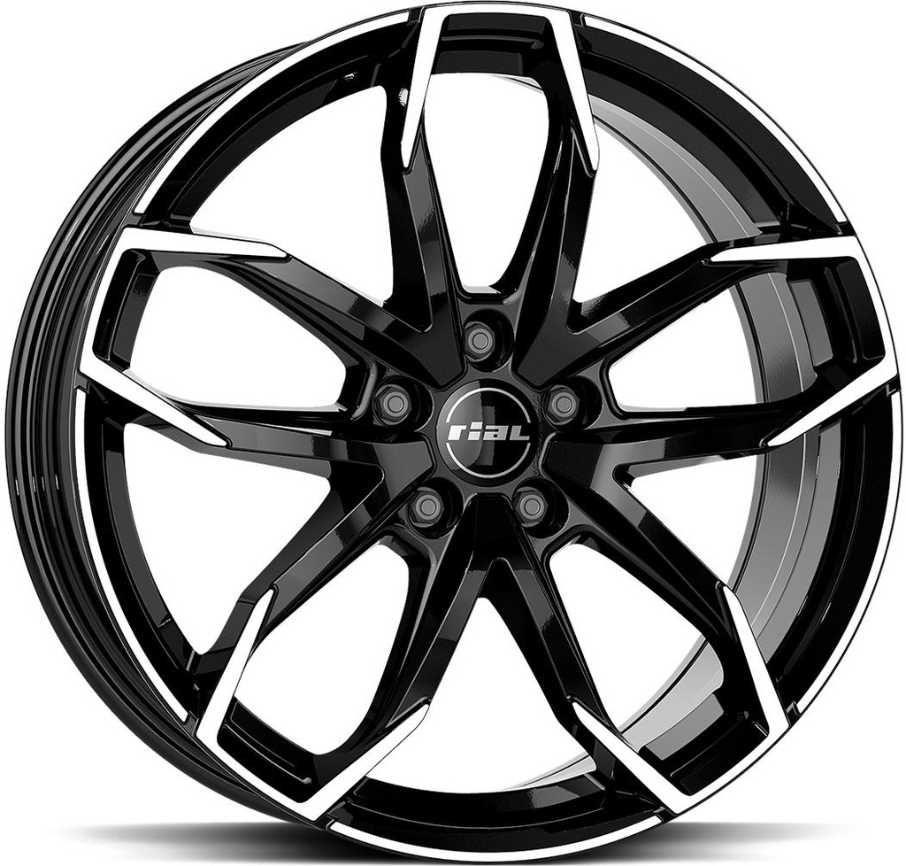 RIAL LUCCA DIAM BLACK POL 8x18 5/114.3 ET50 CB67.1
