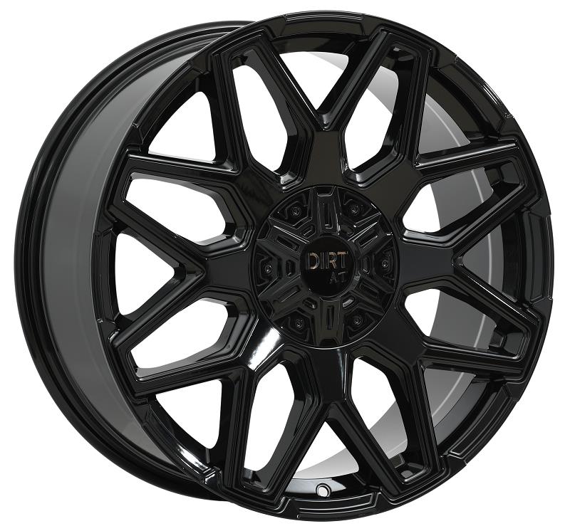 STATUSFÄLGAR D212 GLOSSBLACK 8.5x20 5/118-130 ET48 CB84.1