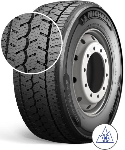 315/80R22.5 156/150L MICHELIN X MULTI GRIP Z XL STEER