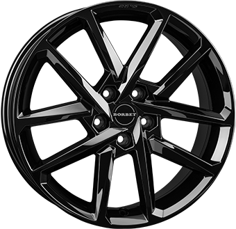 BORBET N BLACK GLOSS 7.5x18 5/112 ET49 CB66.5