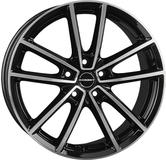 BORBET W BLACK POL GLOSS 8x18 5/112 ET44 CB66.5