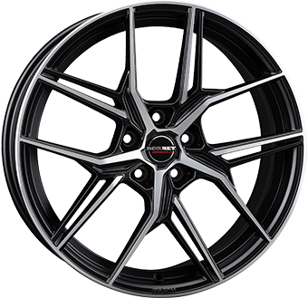 BORBET QX BLACK POL MATT 8.5x20 5/114.3 ET45 CB72.5
