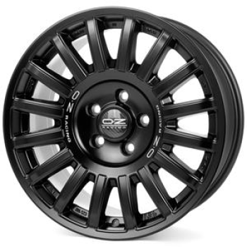 OZ RACING RALLY RAID MATT BLACK SILVER LETTERING  5X112 8x17 8/17 ET35 CB79