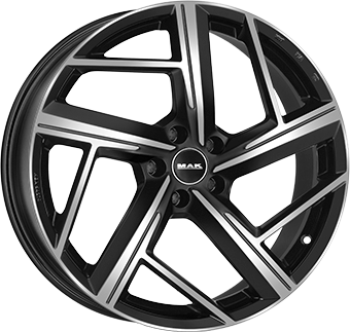 MAK QVATTRO BLACK MIRROR 8,5X 8.5x21 5/21 ET38 CB57.1