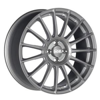 OZ RACING SUPERTURISMO LM MATT RACE SILVER BLACK LETTERING  5X1 8.5x19 5/19 ET30 CB75