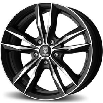 REDS FAST MATT BLACK POLISHED 7,5X1 7.5x17 5/17 ET40 CB72.3