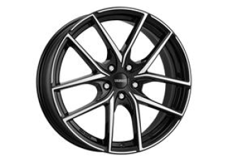 DEZENT TO DARK BLACK/POLISHED  5X 8x19 8/19 ET44 CB57.1