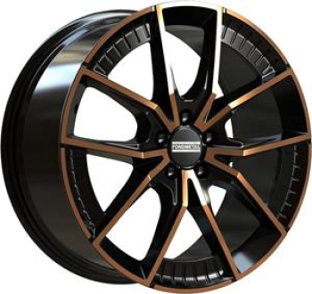 FONDMETAL ELATHA BLACK CLEARCOAT MATT BRONZE MACHINED  5X1 8.5x19 5/19 ET45 CB66.6