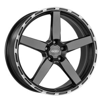 DOTZ MARINABAY DARK GUNMETAL/POLISHED LIP 8,5X1 8.5x19 5/19 ET45 CB70.1