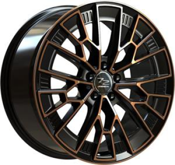 FONDMETAL 1972 BLACK CLEARCOAT MATT BRONZE MACHINED  5X112 9x21 9/21 ET26 CB66.6