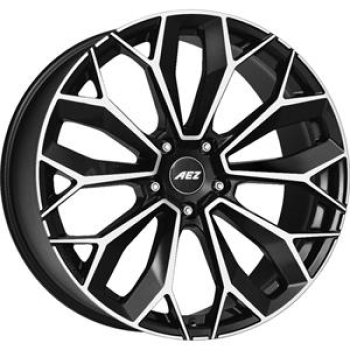 AEZ LEIPZIG DARK BLACK/POLISHED 10,5 10.5x22 5/22 ET43 CB66.6