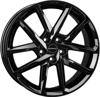 BORBET N BLACK GLOSSY 6.5x16 5/16 ET43 CB64.1