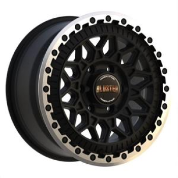 FONDMETAL BLUSTER MATT BLACK MACHINED LIP  5X127 8x18 8/18 ET35 CB71.6