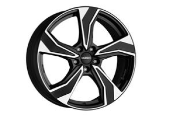 DEZENT KB DARK BLACK/POLISHED  5X 7x16 7/16 ET44 CB65.1