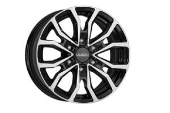 DEZENT KC DARK BLACK/POLISHED 6.5x16 5/16 ET55 CB93.1