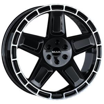 MAK TREK GLOSS BLACK MIRROR RING 9x20 9/20 ET45 CB71.6