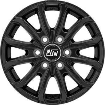 MSW 48 VAN 6 HOLES MATT BLACK 6,5X 6.5x16 5/16 ET62 CB84.1
