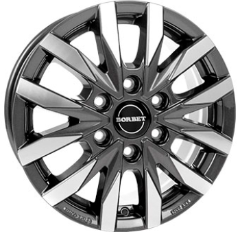 BORBET CW6 6.5x16 6/130 ET62 CB84.1