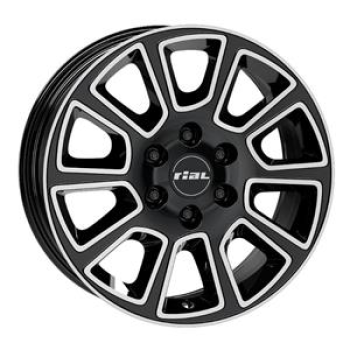 RIAL TRANSPORTER 2 DIAMOND-BLACK FRONTPOLISHED 6,5X1 6.5x16 5/16 ET54 CB84.1