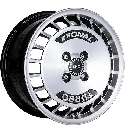 RONAL R10 TURBO BLACK FRONT CUT 7x15 4/98 ET37 CB68