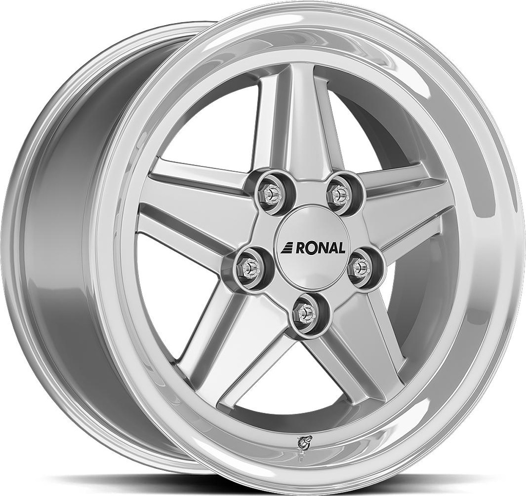 RONAL R9 SILV RIM LIP CUT 7x16 5/112 ET23 CB66.5