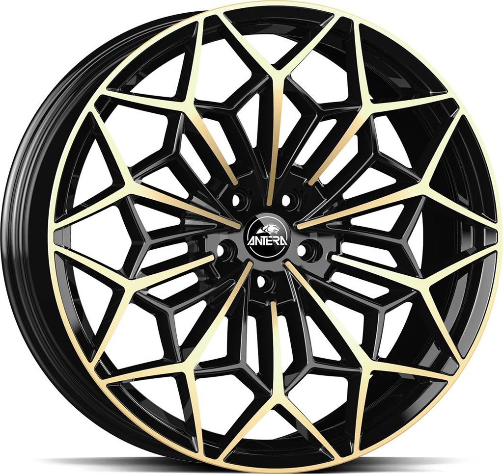 ANTERA A105 PIANO BLACK CHAMPAGNE 10.5x21 5/112 ET18 CB66.6