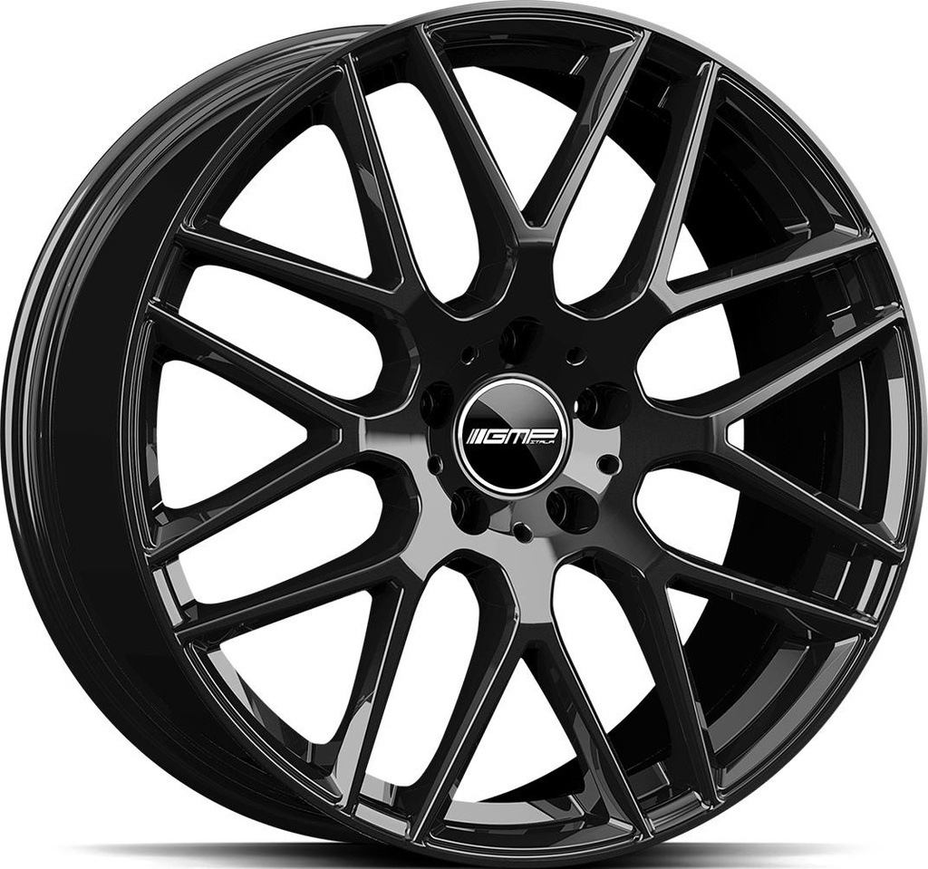 GMP BERGHEM GLOSS BLACK 10x21 5/112 ET18 CB66.6