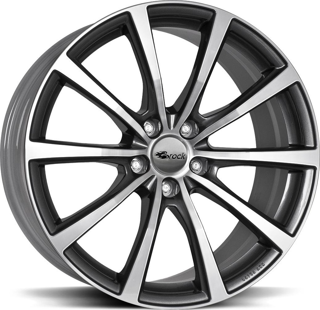 BROCK B32 TITAN FULL POL 8.5x19 5/112 ET34.5 CB66.6