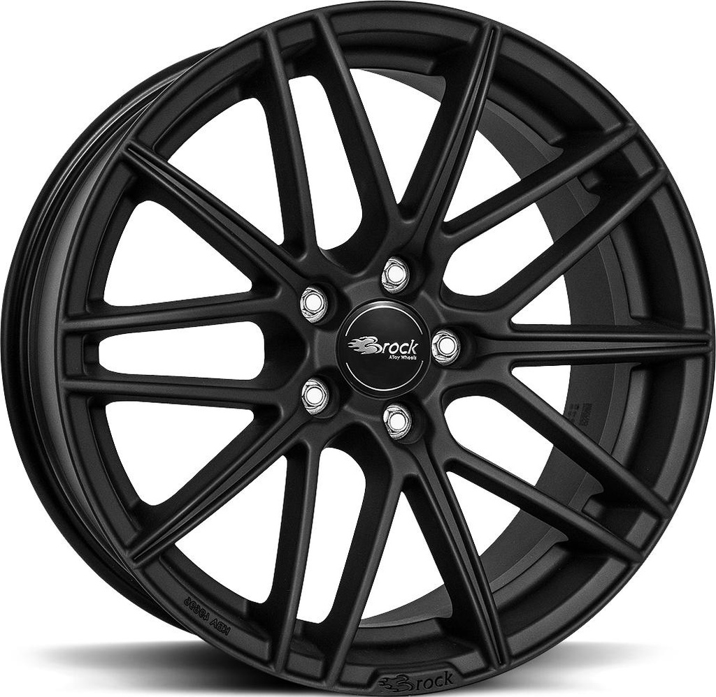 BROCK B34 BLACK MATT 7.5x17 5/100 ET38 CB63.4