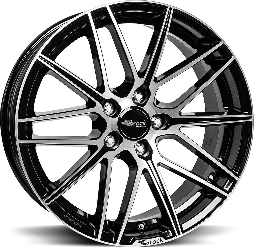 BROCK B34 BLACK FULL POL 8x18 5/120 ET30 CB72.6