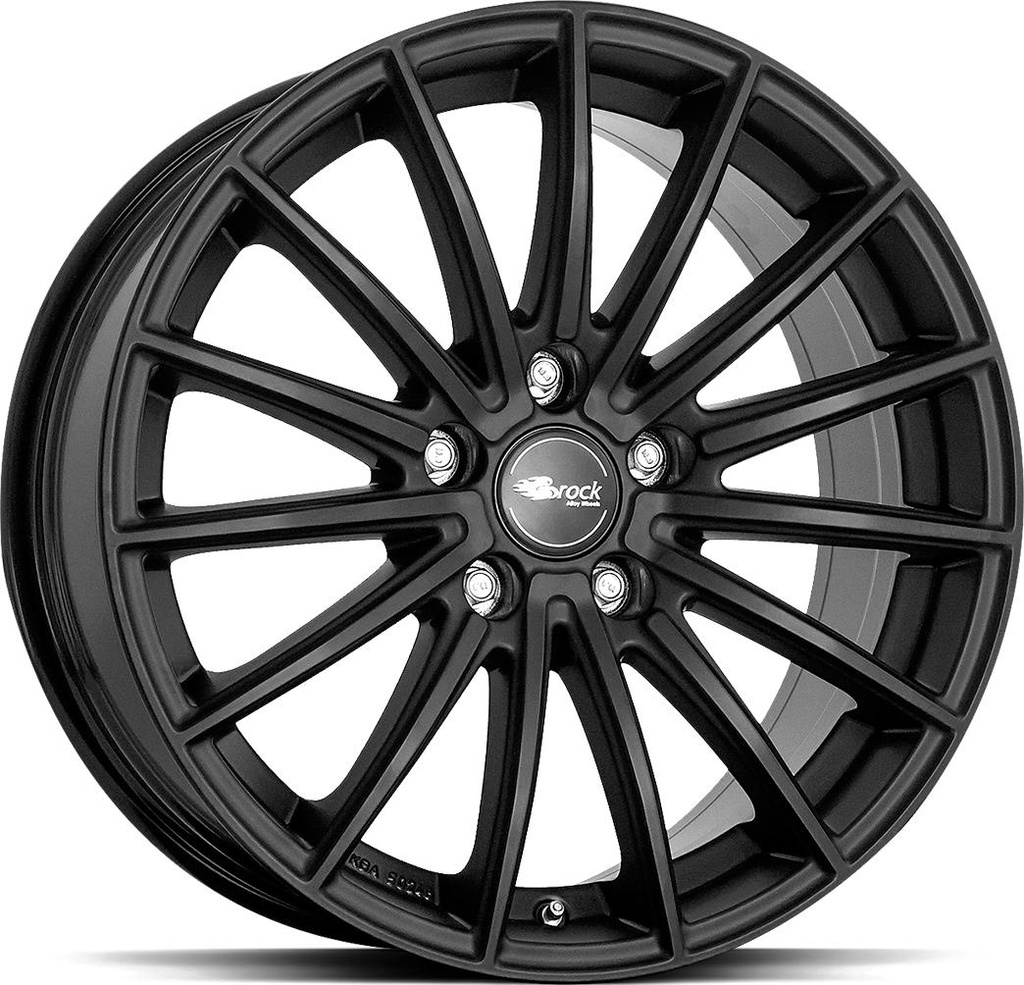 BROCK B36 SATIN BLACK MATT 8.5x19 5/108 ET44 CB72.6
