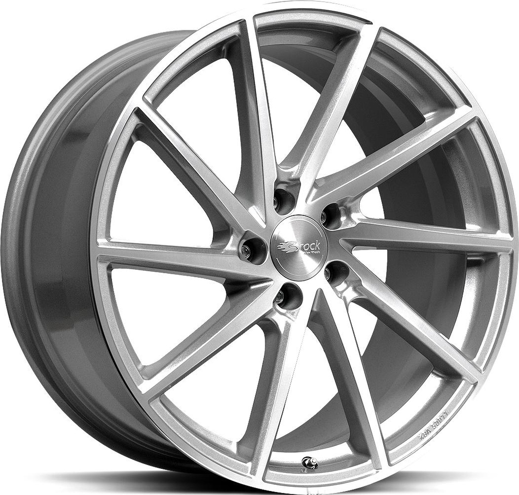 BROCK B37 CRYSTAL SILV POL 8.5x19 5/120 ET38 CB72.6