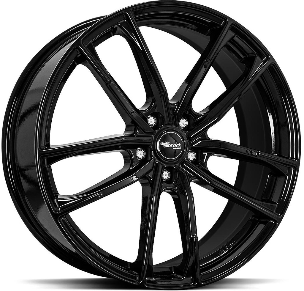 BROCK B38 SHINY BLACK 8x18 5/110 ET40 CB65.1