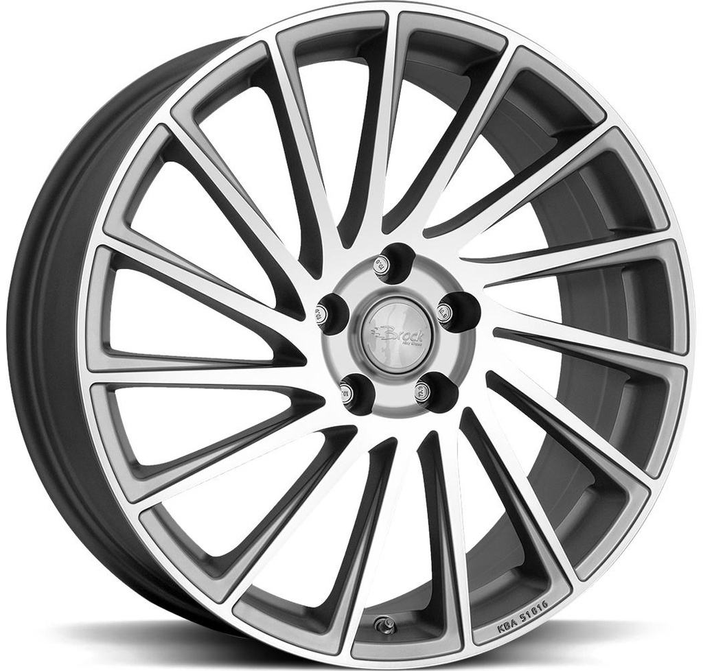 BROCK B39 FERRIC GREY POL 7x17 4/108 ET38 CB63.4