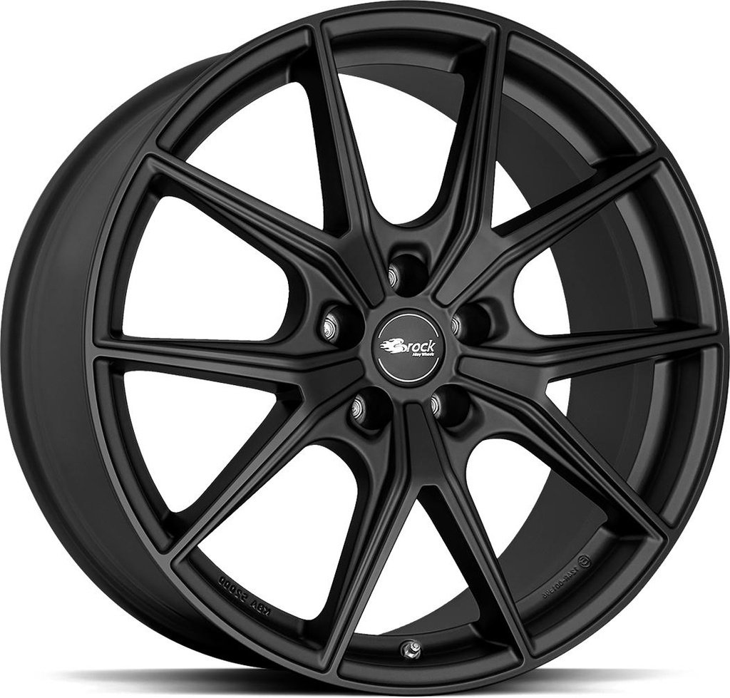 BROCK B40 SATIN BLACK MATT 9x20 5/112 ET52 CB57.1