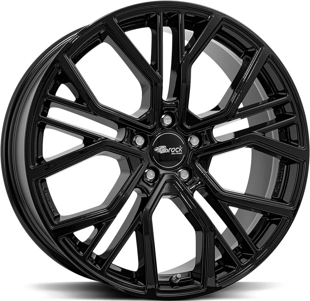 BROCK B41 SHINY BLACK 8.5x19 5/112 ET35 CB66.6