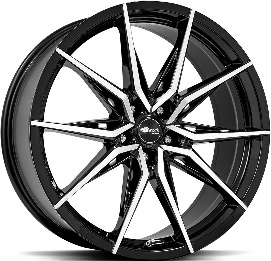 BROCK B42 BLACK FULL POL 8.5x19 5/112 ET30 CB66.6