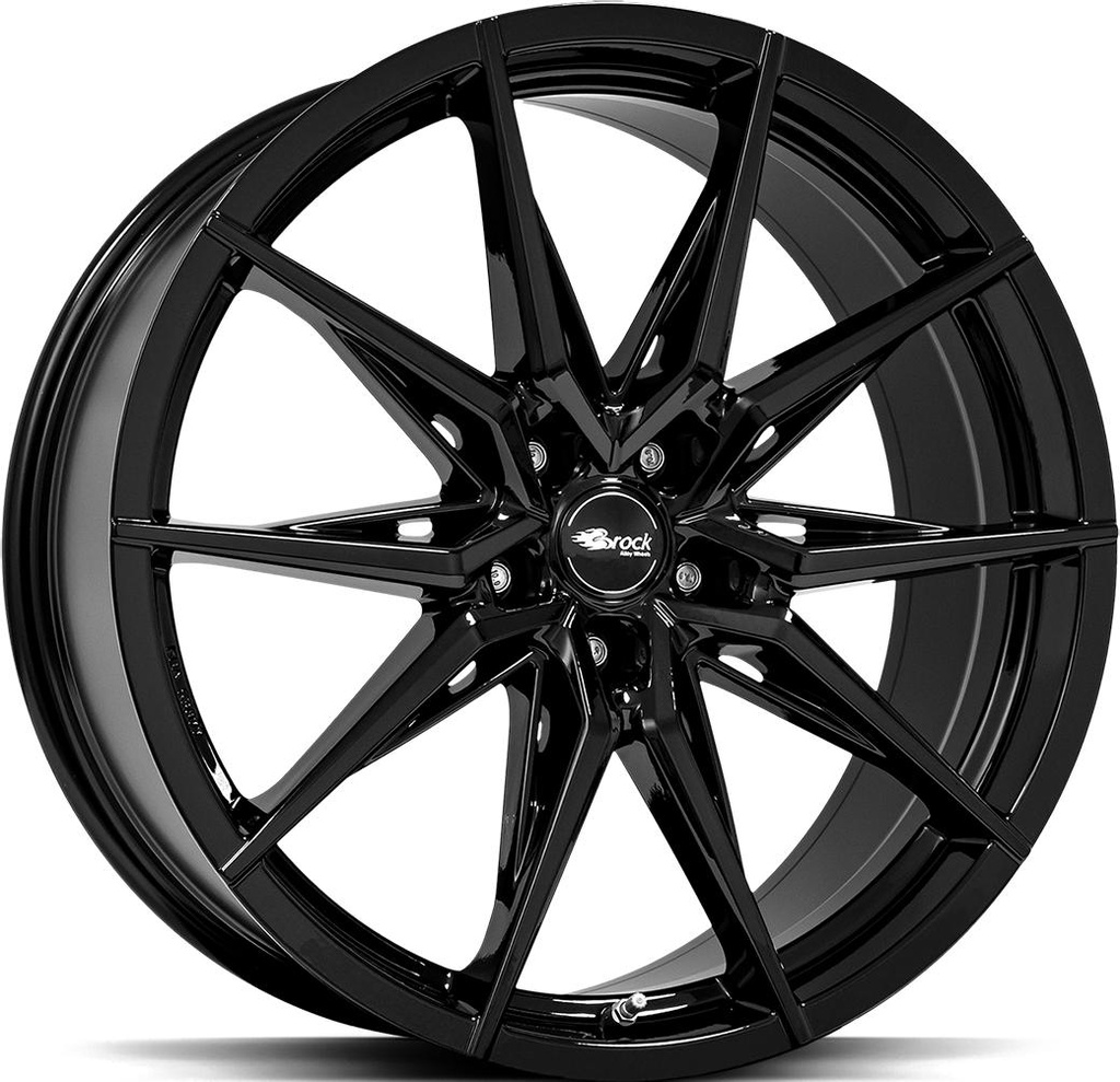 BROCK B42 SHINY BLACK 8.5x20 5/114.3 ET35 CB64.2