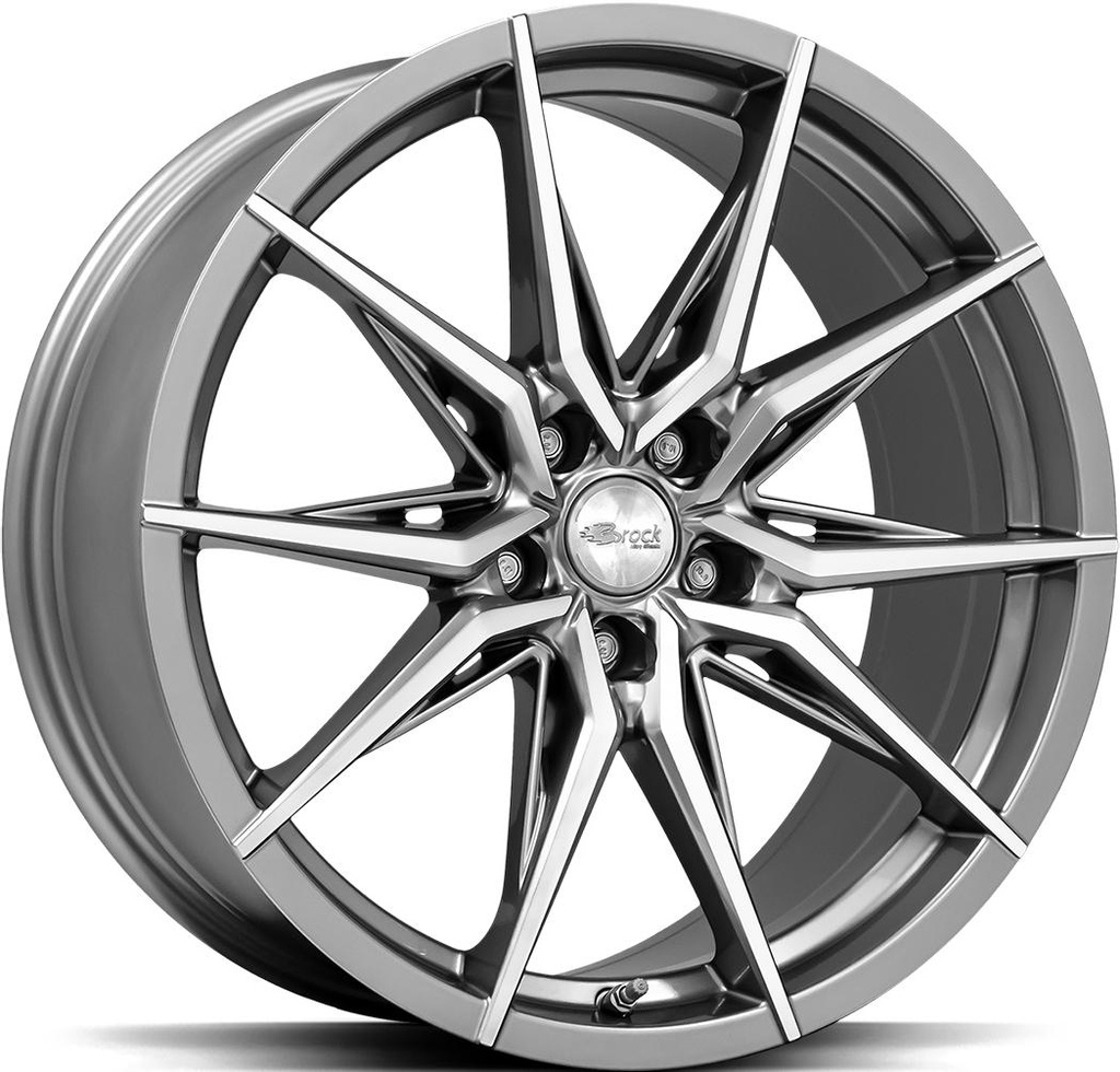 BROCK B42 FERRIC GREY POL 9.5x20 5/112 ET35 CB66.6