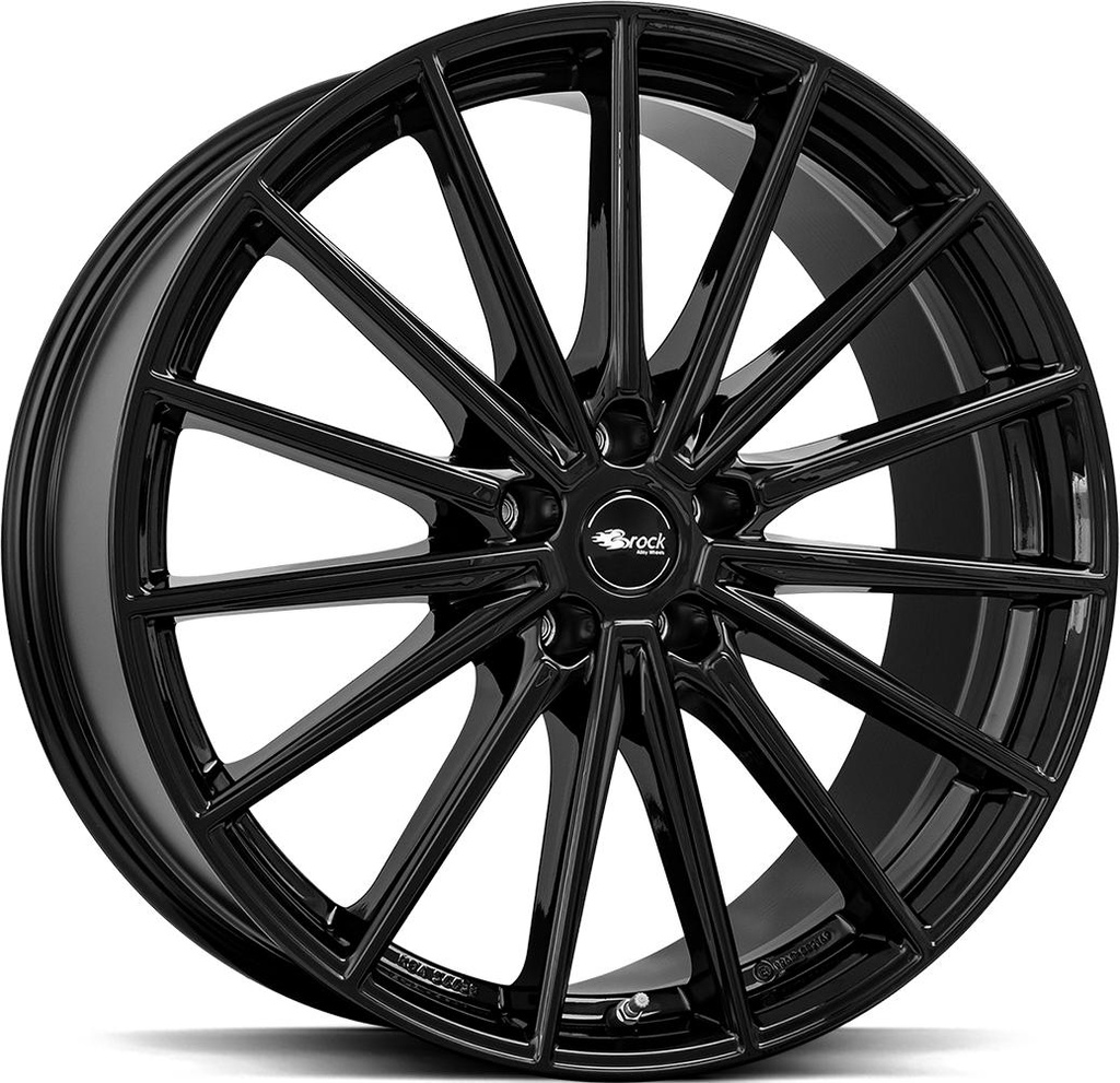 BROCK B43 SHINY BLACK 10.5x21 5/112 ET19 CB66.6
