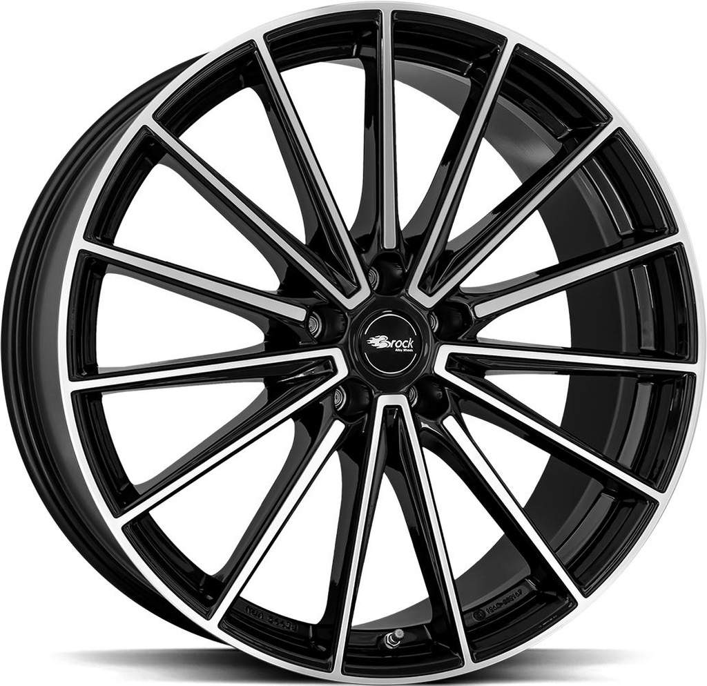 BROCK B43 BLACK FULL POL 8.5x20 5/112 ET42 CB66.6