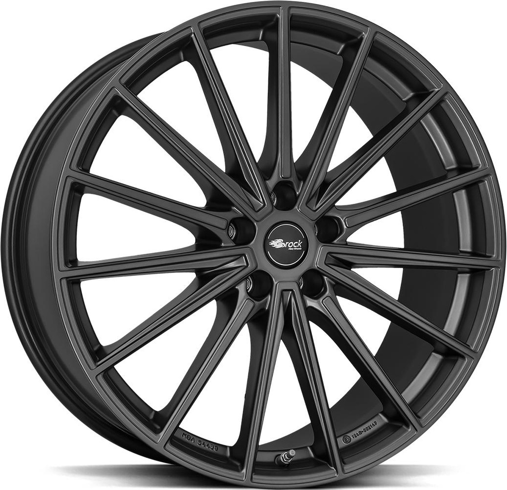 BROCK B43 COSMIC GREY MATT 8.5x21 5/108 ET38.5 CB63.4