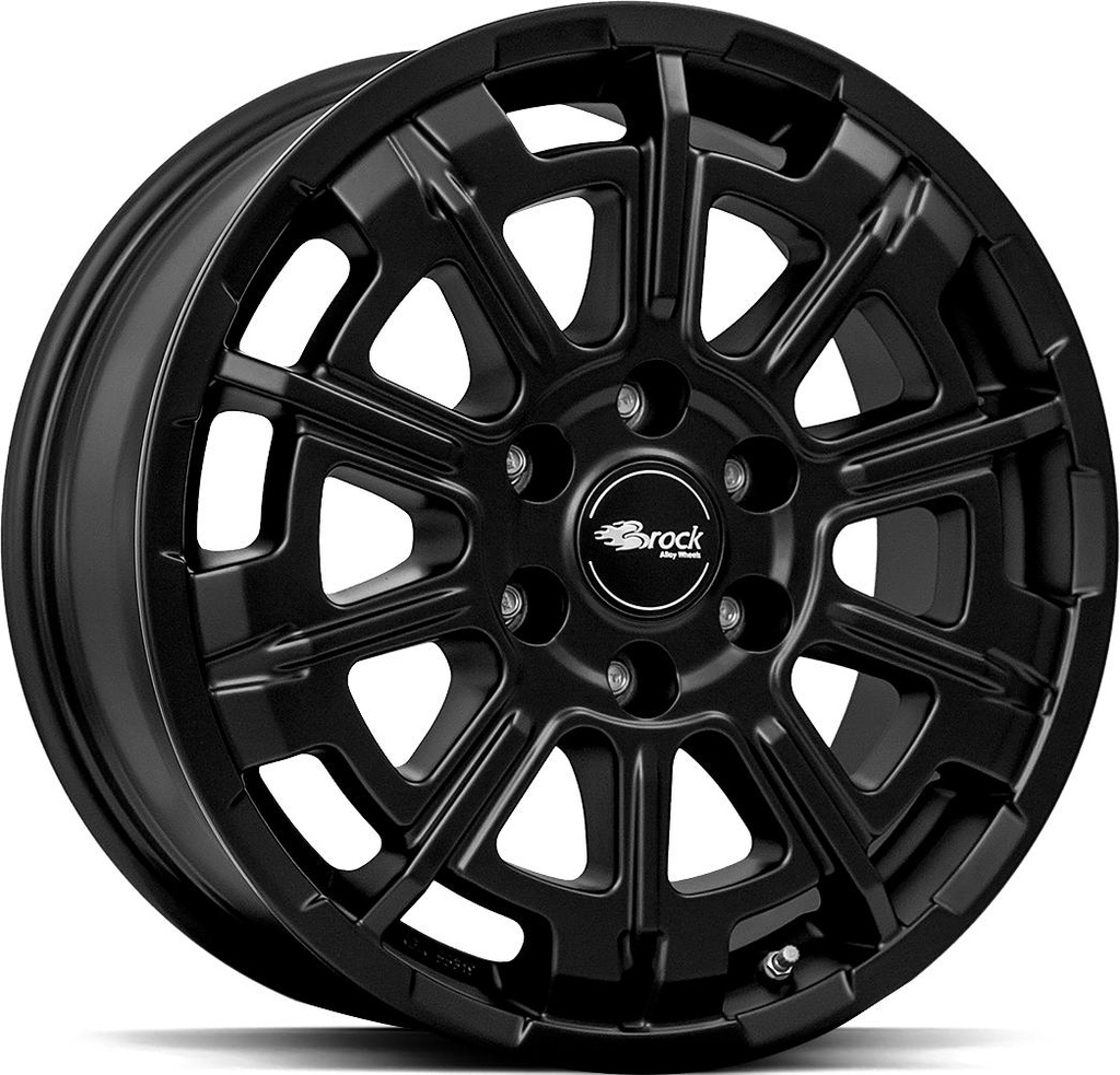 BROCK B45 SATIN BLACK MATT 7x17 6/120 ET45 CB74.6