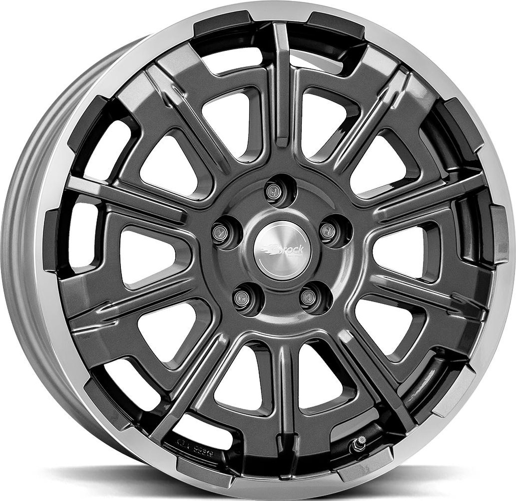 BROCK B45 HIMALAYA GREY POL 7x17 5/120 ET47 CB65.1
