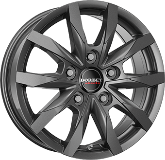 BORBET CW5 MIST ANTRACITE GLOSS 6x16 5/130 ET68 CB78.1