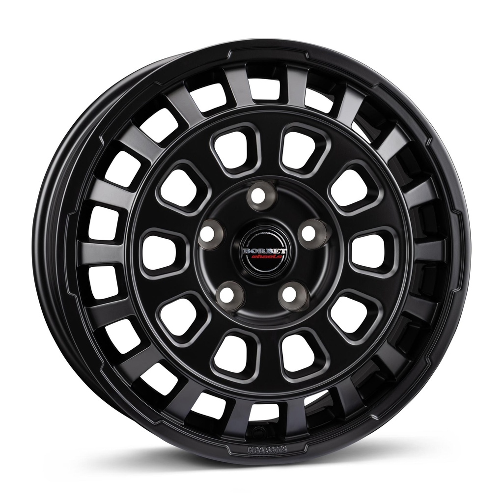BORBET CW7 BLACK MATT 7.5x18 5/112 ET48 CB66.5