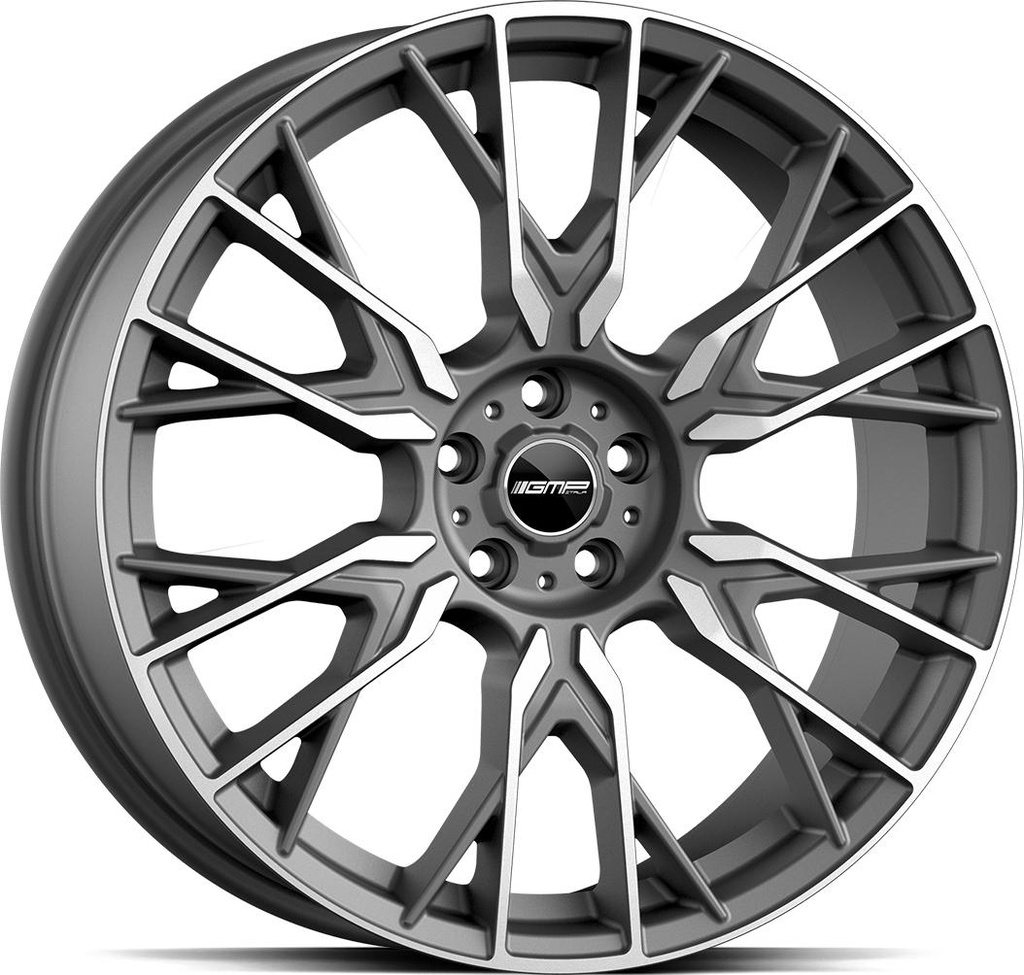 GMP FENDER MATT ANTHRACITE DIAM 8x19 5/112 ET43 CB66.6