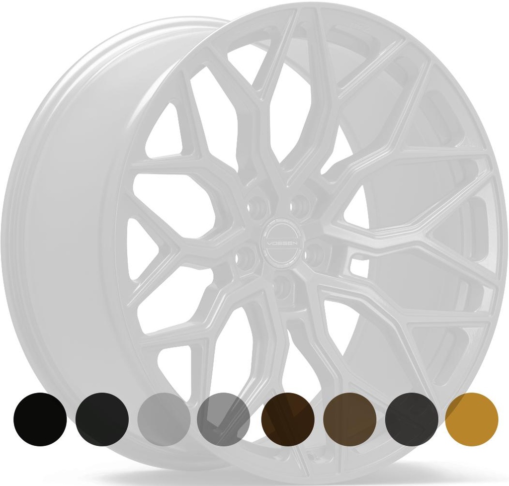 VOSSEN HF2 GLOSS BLACK 9.5x20 5/120 ET20 CB72.56