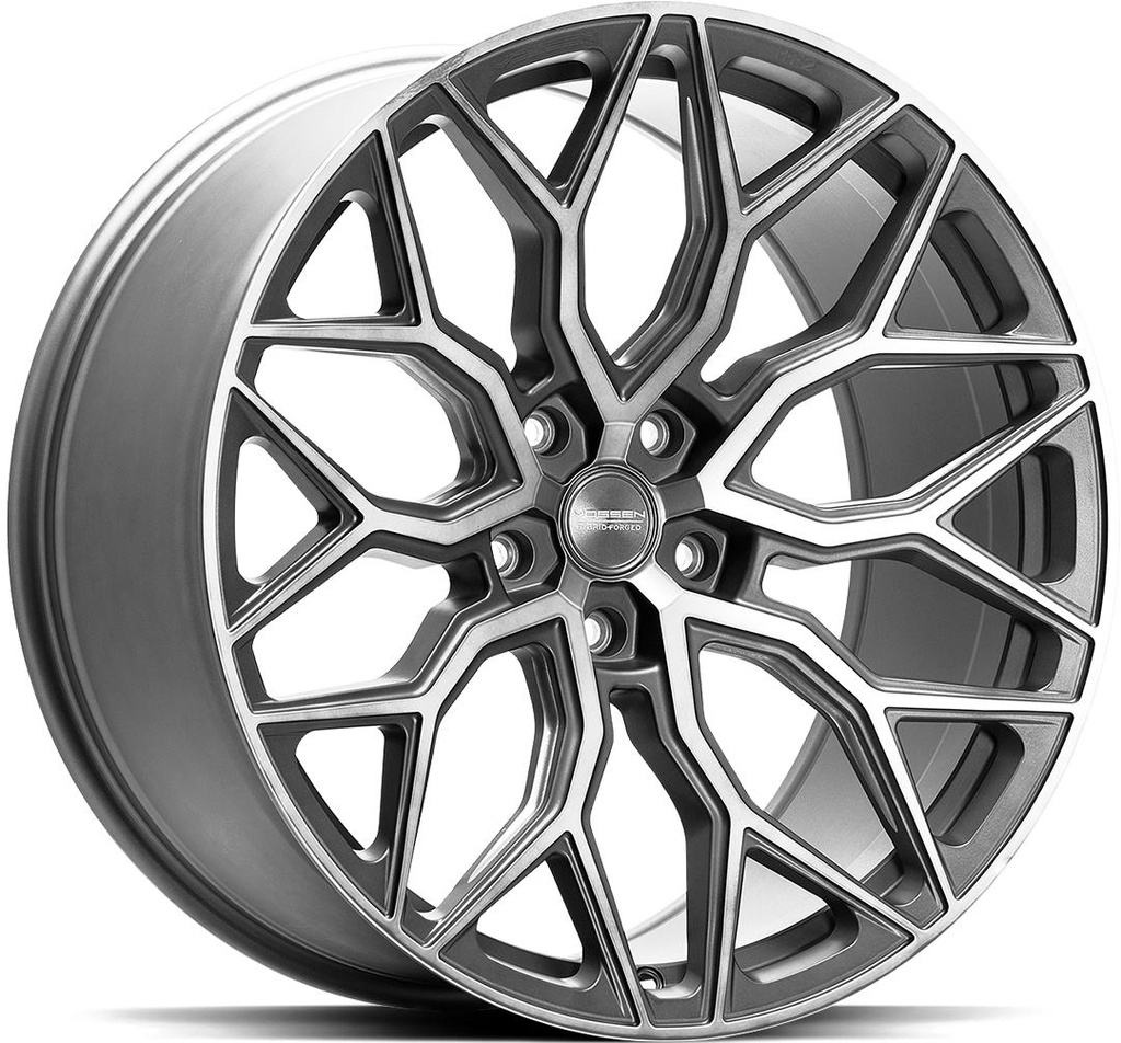 VOSSEN HF2 TINTED MATT GUN METAL 8.5x20 5/112 ET40 CB66.6