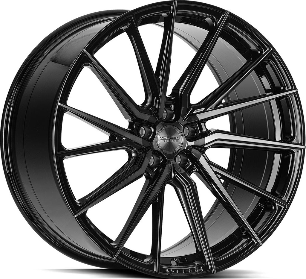 VOSSEN HF4T DOUBLE TINTED GLOSS BLACK 9x20 5/114.3 ET32 CB73.1